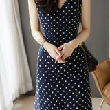 Polka dot tank dress