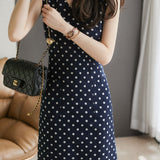 Polka dot tank dress
