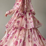 Floral off-shoulder dress