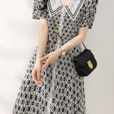 Peter Pan collar vintage French dress