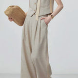 Lace suit vest with long pants set