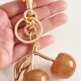 Cherry fruit bag charm - liwisi