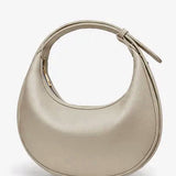 Handheld crossbody half-moon bag - liwisi