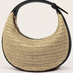 Handheld crossbody half-moon bag - liwisi