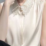 Polo collar sleeveless shirt - liwisi