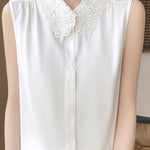 Polo collar sleeveless shirt - liwisi