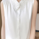 Polo collar sleeveless shirt - liwisi