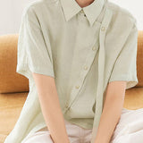 Lightweight breathable short sleeve shirt - liwisi
