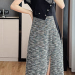 Trendy Asymmetrical Patchwork Dress for Work - liwisi