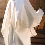 Silk-Cotton Cinched-Waist Casual Shirt - liwisi