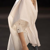 Silk-Cotton Cinched-Waist Casual Shirt - liwisi