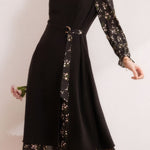 Elegant retro spliced floral dress - liwisi