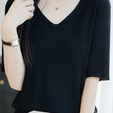 Casual loose knit sweater