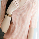 Casual loose knit sweater