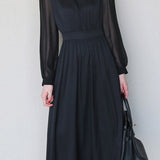Elegant Fitted A-Line Dress - liwisi