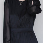 Elegant Fitted A-Line Dress - liwisi