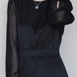 Elegant Fitted A-Line Dress - liwisi