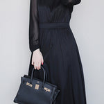 Elegant Fitted A-Line Dress - liwisi