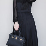 Elegant Fitted A-Line Dress - liwisi