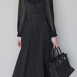 Elegant Fitted A-Line Dress - liwisi