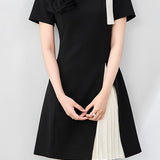 Fashion Office Asymmetric Dress - liwisi