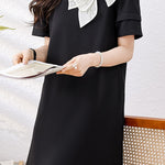 Fashion Minimalist Bow Dress - liwisi