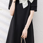 Fashion Minimalist Bow Dress - liwisi