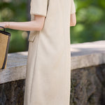 Elegant Textured Pearl Dress - liwisi