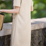 Elegant Textured Pearl Dress - liwisi