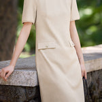 Elegant Textured Pearl Dress - liwisi