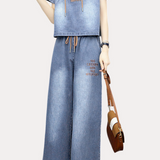 Casual stylish denim set