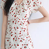 Elegant Floral Print Dress