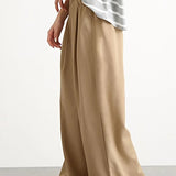 Simple Casual Straight-Leg Pants