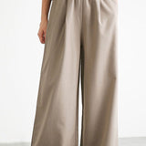 Simple Casual Straight-Leg Pants