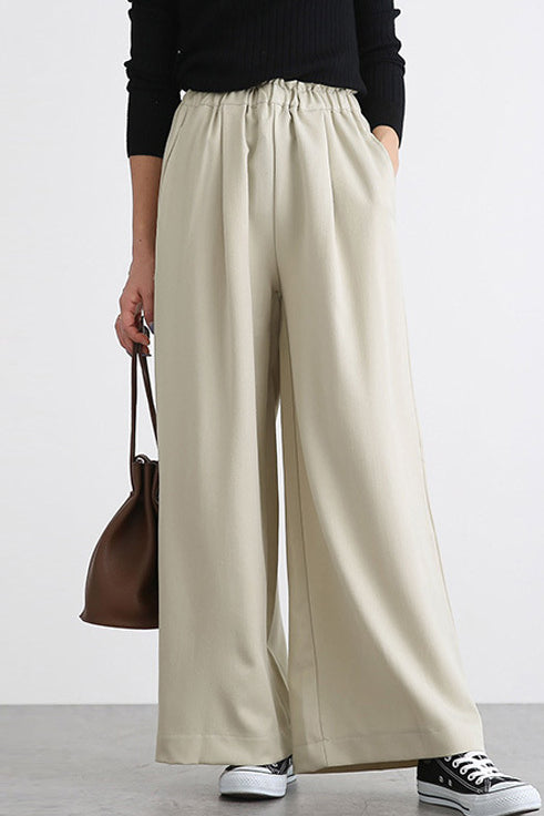 Simple Casual Straight-Leg Pants - liwisi