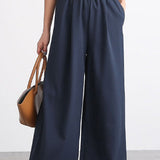 Simple Casual Straight-Leg Pants