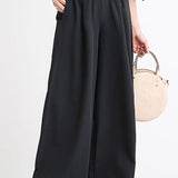 Simple Casual Straight-Leg Pants