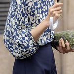 Fashionable casual printed shirt - liwisi