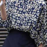 Fashionable casual printed shirt - liwisi
