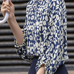 Fashionable casual printed shirt - liwisi