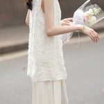 Elegant three-dimensional cut-out spliced dress - liwisi