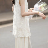 Elegant three-dimensional cut-out spliced dress - liwisi