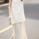 Elegant three-dimensional cut-out spliced dress - liwisi
