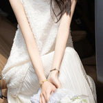 Elegant three-dimensional cut-out spliced dress - liwisi
