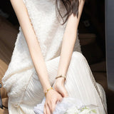 Elegant three-dimensional cut-out spliced dress - liwisi