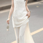 Elegant three-dimensional cut-out spliced dress - liwisi