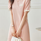 Exquisite and elegant textured dress - liwisi