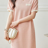 Exquisite and elegant textured dress - liwisi