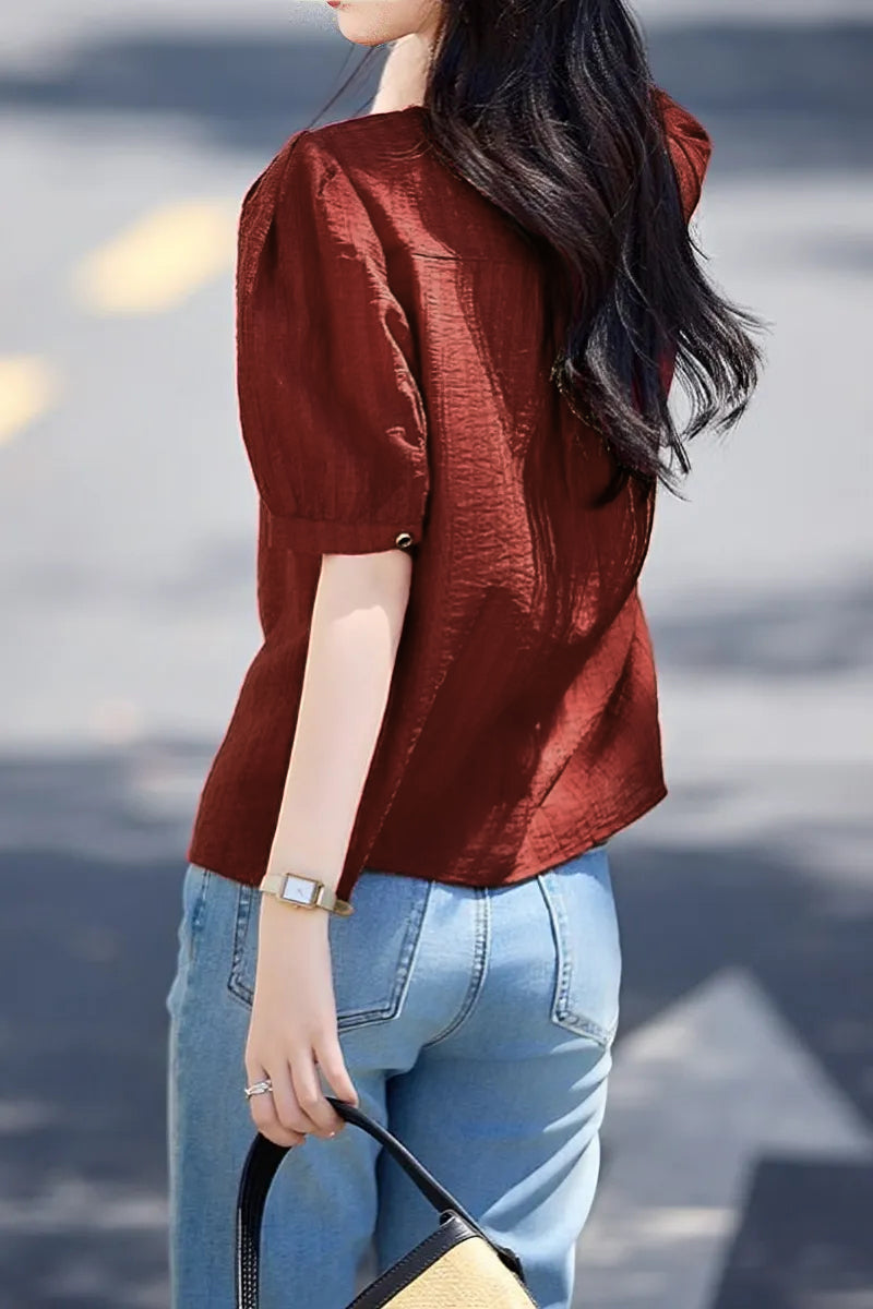 Casual textured shirt - liwisi