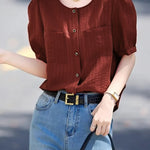 Casual textured shirt - liwisi